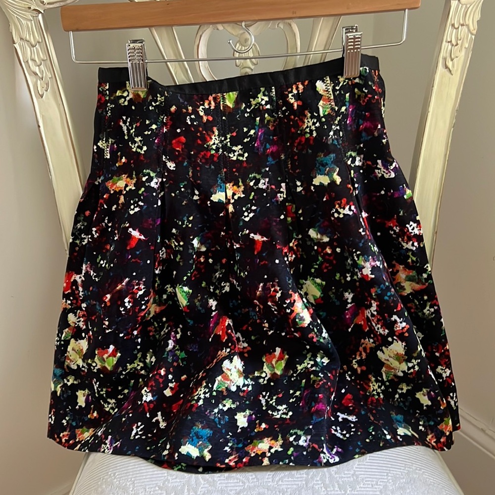 Multi Colored Festive Skirt with ribbon waist
